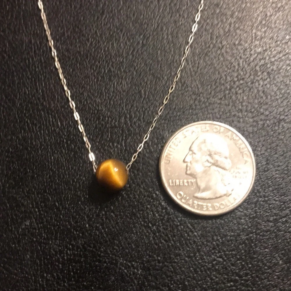 TIGEREYE 🐅 sterling silver necklace - Picture 4 of 5